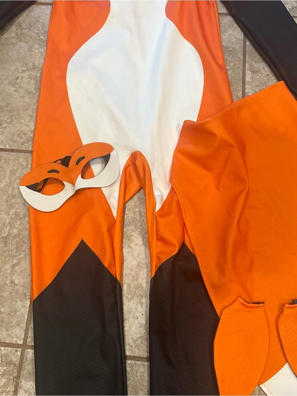 Miraculous Rena Rouge Costume Fox Medium 7/8 Orange Halloween